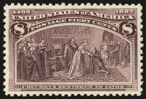 Sale Number 946, Lot Number 665, 1893 Columbian Issue (Scott 230-245) Sale Number 946, Lot Number 665, 1893 Columbian Issue (Scott 230-245)