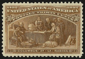 Sale Number 946, Lot Number 676, 1893 Columbian Issue (Scott 230-245) Sale Number 946, Lot Number 676, 1893 Columbian Issue (Scott 230-245)