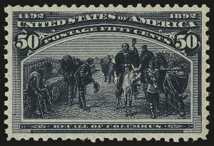 Sale Number 946, Lot Number 682, 1893 Columbian Issue (Scott 230-245) Sale Number 946, Lot Number 682, 1893 Columbian Issue (Scott 230-245)
