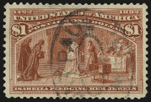 Sale Number 946, Lot Number 696, 1893 Columbian Issue (Scott 230-245) Sale Number 946, Lot Number 696, 1893 Columbian Issue (Scott 230-245)