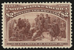 Sale Number 946, Lot Number 698, 1893 Columbian Issue (Scott 230-245) Sale Number 946, Lot Number 698, 1893 Columbian Issue (Scott 230-245)