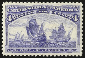 Sale Number 953, Lot Number 705, 1893 Columbian Issue (Scott 230-245) Sale Number 953, Lot Number 705, 1893 Columbian Issue (Scott 230-245)