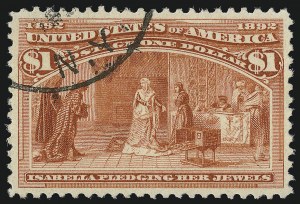 Sale Number 953, Lot Number 743, 1893 Columbian Issue (Scott 230-245) Sale Number 953, Lot Number 743, 1893 Columbian Issue (Scott 230-245)