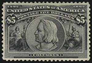 Sale Number 953, Lot Number 764, 1893 Columbian Issue (Scott 230-245) Sale Number 953, Lot Number 764, 1893 Columbian Issue (Scott 230-245)
