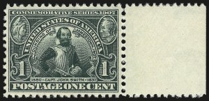 Sale Number 953, Lot Number 957, 1907 Jamestown Issue (Scott 328-330) Sale Number 953, Lot Number 957, 1907 Jamestown Issue (Scott 328-330)
