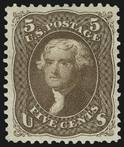 Sale Number 956, Lot Number 102, 1875 Re-Issue of 1861-66 Issue Sale Number 956, Lot Number 102, 1875 Re-Issue of 1861-66 Issue