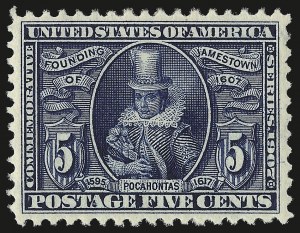 Sale Number 958, Lot Number 657, Louisiana Purchase and Jamestown Issues Sale Number 958, Lot Number 657, Louisiana Purchase and Jamestown Issues