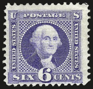 Sale 959, Lot 2289, 1869 Pictorial Issue (Scott 112-122), 6c Ultramarine (115) Sale 959, Lot 2289, 1869 Pictorial Issue (Scott 112-122)