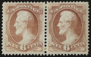 Sale 959, Lot 2367, 1870-71 National Bank Note Co. Ungrilled Issue (Scott 145-155), 6c Carmine (148) Sale 959, Lot 2367, 1870-71 National Bank Note Co. Ungrilled Issue (Scott 145-155)