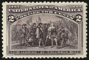 Sale Number 959, Lot Number 2491, 1893 Columbian Issue (Scott 230-245) Sale Number 959, Lot Number 2491, 1893 Columbian Issue (Scott 230-245)