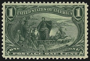 Sale Number 962, Lot Number 2571, Trans-Mississippi Issue (Scott 285-293) Sale Number 962, Lot Number 2571, Trans-Mississippi Issue (Scott 285-293)