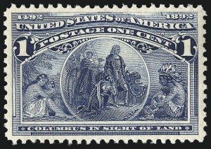 Sale Number 967, Lot Number 4352, 1893 Columbian Issue (Scott 230-245) Sale Number 967, Lot Number 4352, 1893 Columbian Issue (Scott 230-245)