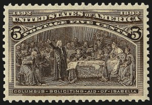 Sale Number 967, Lot Number 4366, 1893 Columbian Issue (Scott 230-245) Sale Number 967, Lot Number 4366, 1893 Columbian Issue (Scott 230-245)