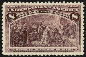 Sale Number 967, Lot Number 4375, 1893 Columbian Issue (Scott 230-245) Sale Number 967, Lot Number 4375, 1893 Columbian Issue (Scott 230-245)