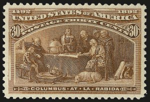 Sale Number 967, Lot Number 4387, 1893 Columbian Issue (Scott 230-245) Sale Number 967, Lot Number 4387, 1893 Columbian Issue (Scott 230-245)