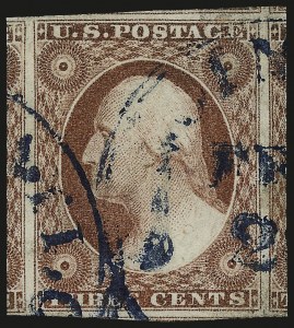 Sale Number 975, Lot Number 1133, 1851-56 Issue (Scott 5-17) Sale Number 975, Lot Number 1133, 1851-56 Issue (Scott 5-17)