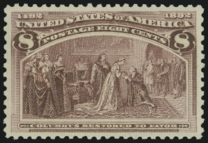Sale Number 975, Lot Number 1509, 1893 Columbian Issue (1c thru 8c, Scott 230-236) Sale Number 975, Lot Number 1509, 1893 Columbian Issue (1c thru 8c, Scott 230-236)