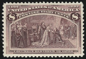 Sale Number 975, Lot Number 1510, 1893 Columbian Issue (1c thru 8c, Scott 230-236) Sale Number 975, Lot Number 1510, 1893 Columbian Issue (1c thru 8c, Scott 230-236)