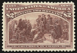 Sale Number 975, Lot Number 1538, 1893 Columbian Issue ($2.00 thru $5.00, Scott 242-245) Sale Number 975, Lot Number 1538, 1893 Columbian Issue ($2.00 thru $5.00, Scott 242-245)
