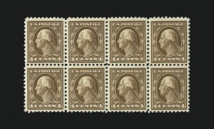 Sale 975, Lot 1853, 1913-15 Washington-Franklin Issues (Scott 424-460), 4c Brown (427) Sale 975, Lot 1853, 1913-15 Washington-Franklin Issues (Scott 424-460)