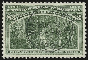 Sale Number 976, Lot Number 1713, 1893 Columbian Issue ($2.00 thru $5.00, Scott 242-245) Sale Number 976, Lot Number 1713, 1893 Columbian Issue ($2.00 thru $5.00, Scott 242-245)