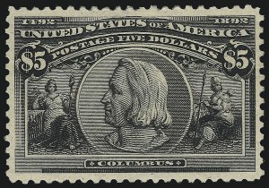 Sale Number 976, Lot Number 1721, 1893 Columbian Issue ($2.00 thru $5.00, Scott 242-245) Sale Number 976, Lot Number 1721, 1893 Columbian Issue ($2.00 thru $5.00, Scott 242-245)