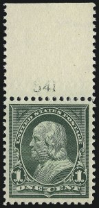 Sale Number 976, Lot Number 1804, 1897-1903 Change of Colors (Scott 279-284) Sale Number 976, Lot Number 1804, 1897-1903 Change of Colors (Scott 279-284)