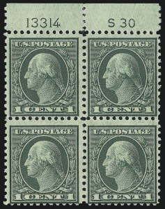 Sale 976, Lot 2139, 1919-20 Issues (Scott 537-550), 1c Green, Rotary (545) Sale 976, Lot 2139, 1919-20 Issues (Scott 537-550)
