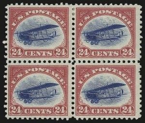 Sale 976, Lot 2511, Group Lots by Issue, 6c-24c 1918 Air Post (C1-C3) Sale 976, Lot 2511, Group Lots by Issue
