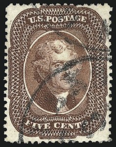 Sale Number 982, Lot Number 5127, 5c 1857-60 Issue (Scott 27-30A) Sale Number 982, Lot Number 5127, 5c 1857-60 Issue (Scott 27-30A)