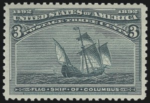 Sale Number 982, Lot Number 5538, 1893 Columbian Issue (1c thru 8c, Scott 230-236) Sale Number 982, Lot Number 5538, 1893 Columbian Issue (1c thru 8c, Scott 230-236)