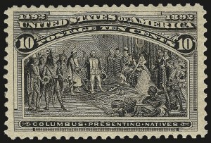 Sale Number 982, Lot Number 5561, 1893 Columbian Issue (10c thru $1.00, Scott 237-241) Sale Number 982, Lot Number 5561, 1893 Columbian Issue (10c thru $1.00, Scott 237-241)