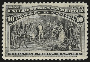 Sale Number 982, Lot Number 5562, 1893 Columbian Issue (10c thru $1.00, Scott 237-241) Sale Number 982, Lot Number 5562, 1893 Columbian Issue (10c thru $1.00, Scott 237-241)