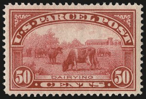 Sale 984, Lot 1341, Group Lots by Issue, 1c-75c Parcel Post (Q1-Q4, Q6-Q11) Sale 984, Lot 1341, Group Lots by Issue