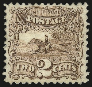 Sale 984, Lot 369, 1c-2c 1869 Pictorial Issue (Scott 112-113), 2c Brown (113) Sale 984, Lot 369, 1c-2c 1869 Pictorial Issue (Scott 112-113)