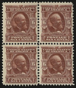 Sale 984, Lot 744, 1902-08 Issues (Scott 300-313), 6c Claret (305) Sale 984, Lot 744, 1902-08 Issues (Scott 300-313)