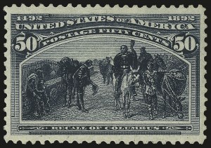 Sale Number 992, Lot Number 2306, 1893 Columbian Issue (10c thru $1.00, Scott 237-241) Sale Number 992, Lot Number 2306, 1893 Columbian Issue (10c thru $1.00, Scott 237-241)