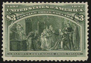 Sale Number 992, Lot Number 2327, 1893 Columbian Issue ($2.00 thru $5.00, Scott 242-245) Sale Number 992, Lot Number 2327, 1893 Columbian Issue ($2.00 thru $5.00, Scott 242-245)