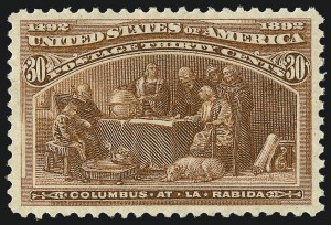 Sale Number 997, Lot Number 5688, 1893 Columbian Issue (10c thru $1.00, Scott 237-241) Sale Number 997, Lot Number 5688, 1893 Columbian Issue (10c thru $1.00, Scott 237-241)