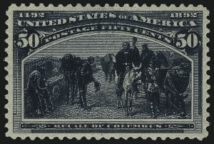 Sale Number 997, Lot Number 5691, 1893 Columbian Issue (10c thru $1.00, Scott 237-241) Sale Number 997, Lot Number 5691, 1893 Columbian Issue (10c thru $1.00, Scott 237-241)