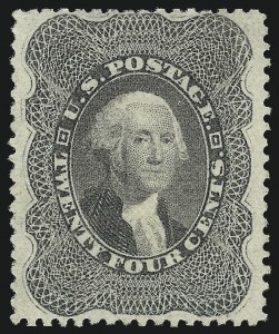 Sale Number 1007, Lot Number 2168, 24c-90c 1857-60 Issue (Scott 37-39) Sale Number 1007, Lot Number 2168, 24c-90c 1857-60 Issue (Scott 37-39)
