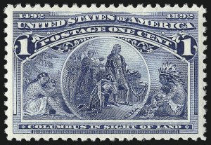 Sale Number 1007, Lot Number 2401, 1893 Columbian Issue (1c thru 30c, Scott 230-239) Sale Number 1007, Lot Number 2401, 1893 Columbian Issue (1c thru 30c, Scott 230-239)