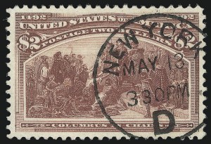Sale Number 1007, Lot Number 2441, 1893 Columbian Issue ($2.00 thru $5.00, Scott 242-245) Sale Number 1007, Lot Number 2441, 1893 Columbian Issue ($2.00 thru $5.00, Scott 242-245)