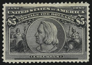 Sale Number 1007, Lot Number 2458, 1893 Columbian Issue ($2.00 thru $5.00, Scott 242-245) Sale Number 1007, Lot Number 2458, 1893 Columbian Issue ($2.00 thru $5.00, Scott 242-245)
