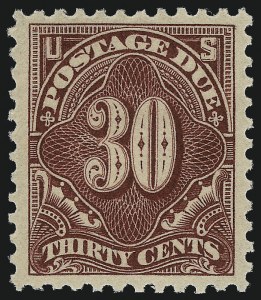 Sale Number 1007, Lot Number 3002, Postage Due (Scott J25-J80b) Sale Number 1007, Lot Number 3002, Postage Due (Scott J25-J80b)