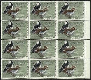 Sale 1007, Lot 3195, Hunting Permit blocks (RW), $3.00 1968 Hunting Permit (RW35) Sale 1007, Lot 3195, Hunting Permit blocks (RW)