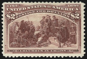 Sale 1014, Lot 1541, $1.00-$3.00 1893 Columbian Issue (Scott 241-243), $2.00 Columbian (242) Sale 1014, Lot 1541, $1.00-$3.00 1893 Columbian Issue (Scott 241-243)