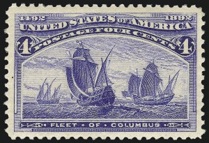 Sale Number 1017, Lot Number 615, 1893 Columbian Issue (Scott 230-245) Sale Number 1017, Lot Number 615, 1893 Columbian Issue (Scott 230-245)