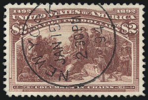 Sale Number 1019, Lot Number 568, $1.00-$5.00 1893 Columbian Issue (Scott 241-245) Sale Number 1019, Lot Number 568, $1.00-$5.00 1893 Columbian Issue (Scott 241-245)