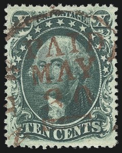 Sale Number 1032, Lot Number 3086, 5c-90c 1857-60 Issue (Scott 27-39) Sale Number 1032, Lot Number 3086, 5c-90c 1857-60 Issue (Scott 27-39)